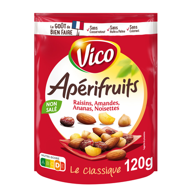 Mélange de graines et fruits APERIFRUITS rouge, 120g