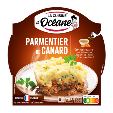 Parmentier de canard LA CUISINE D'OCEANE, 300g