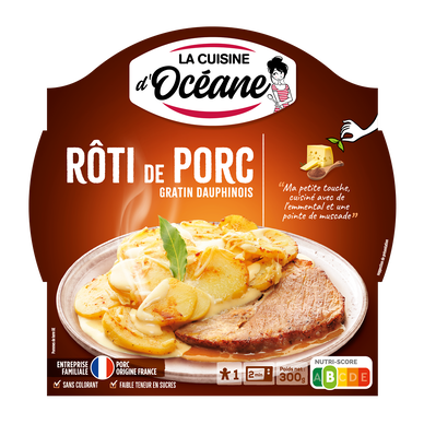 Rôti de porc et gratin dauphinois LA CUISINE D'OCEANE, 300g