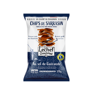 Chips sarrasin sel de Guérande CHIPS TERRES DE BREIZH 120g