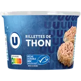 Rillettes de thon pêché à la ligne boîte de 1/4 220g