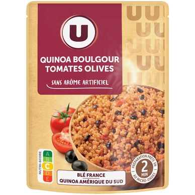 Quinoa boulgour tomates olives st micro-ondable 2' 250g