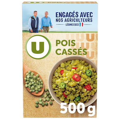 Pois cassés  étui de 500g