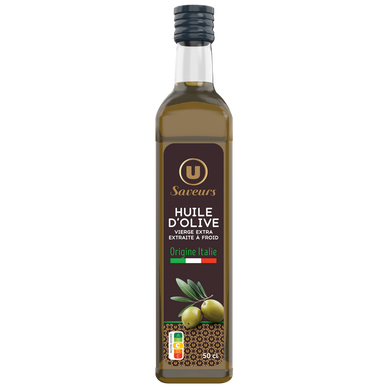 Huile d'olive vierge extra origine Italie - 500ml