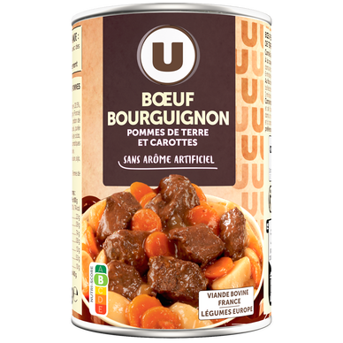 Boeuf bourguignon  boîte de 400g
