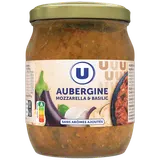 Aubergines mozzarella et basilic - boîte 520g