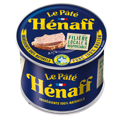 Pâté pur porc HENAFF, 390g