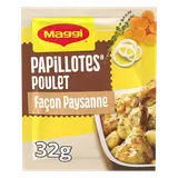 Assaisonnement papillottes Petits Mijotés Paysanne MAGGI, sachet de 32g