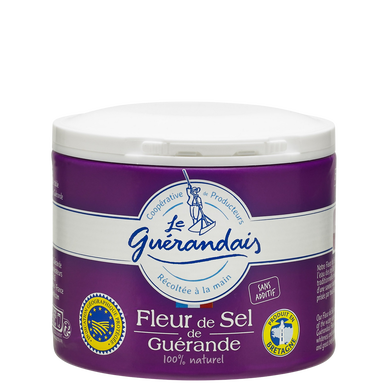 Fleur de sel LE GUERANDAIS, boîte de 125g