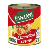 Cannellonis pur boeuf à l'huile d'olive PANZANI, boîte de 800g