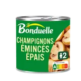 Champignons émincés épais BONDUELLE - Boîte 230g