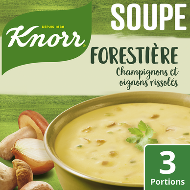 Soupe déshydratée Forestière Champignons & Oignons KNORR 3 portions