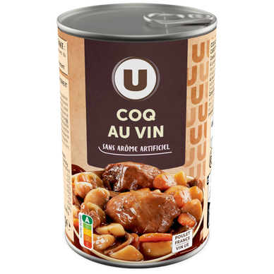 Coq au vin boîte 1/2 400g