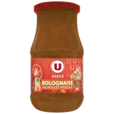 Sauce bolognaise au poulet rissolé  pot de 420g