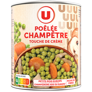 Légumes cuisinés Pôélée champêtre - Boîte 580g