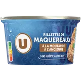 Rillettes de maquereaux moutarde à l'ancienne  boîte de 125g