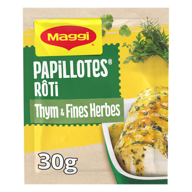 Assaisonnement papillottes de rôti au thym et fines herbes MAGGI, sachet de 30g