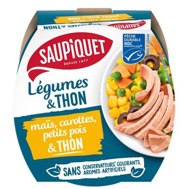 Salade de maïs & thon Les saladières SAUPIQUET - 160g