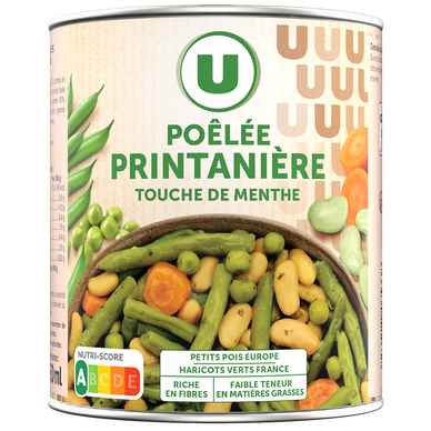 Légumes Pôelée printanière - Boîte de 580g