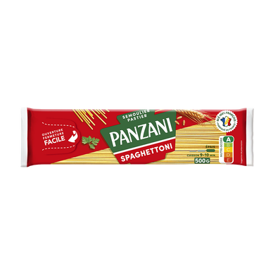 Pâtes SPAGHETTONI blé Français PANZANI - 500g