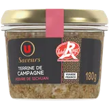Terrine de campagne label rouge poivre Sichuan verrine 180g
