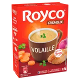 Soupe Crème de volaille ROYCO, Etui de 4 Sachets pour 57,6g