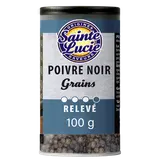 Poivre noir grains SAINTE LUCIE, 100g