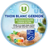 Thon blanc entier huile d'olive, 150g