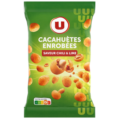 Cacahuètes enrobées chili lime - 150g