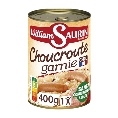 Choucroute Famille Gourmande WILLIAM SAURIN, 400g