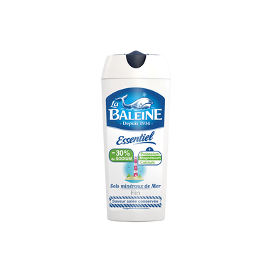 Sel fin essentiel 30% de sodium en moins LA BALEINE 125g