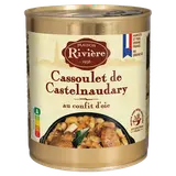 Cassoulet Castelnaudary au confit d'oie MAISON RIVIERE, boîte 4/4, 840g
