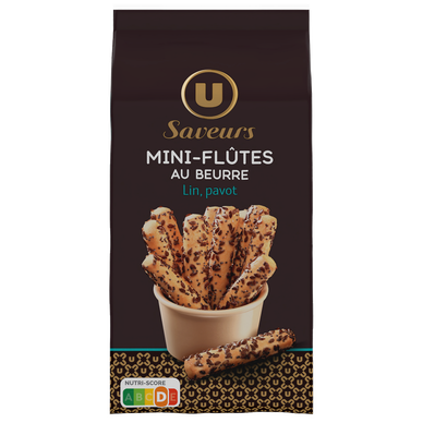 Mini flûte de pavot et lin  sachet de 100g