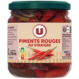 Piments rouges au vinaigre bocal 27cl 130g