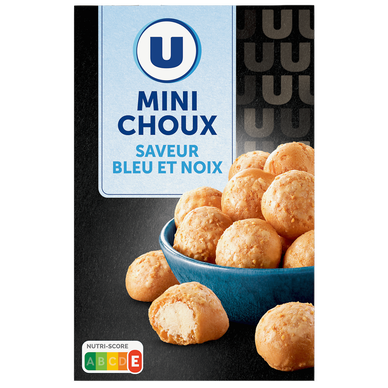 Mini choux saveur bleu et noix  60g