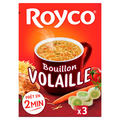 Bouillon de volaille et vermicelles Minute soup' ROYCO , 31,8g