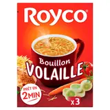 Bouillon de volaille et vermicelles Minute soup' ROYCO , 31,8g