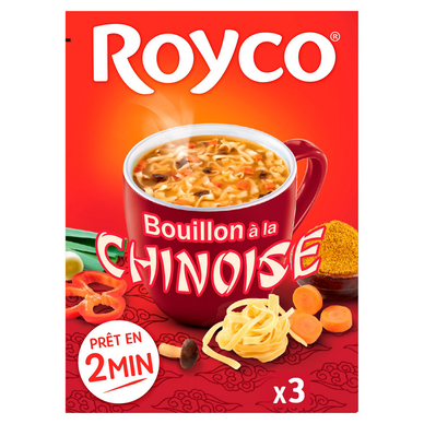 Bouillon légume chinoise Les Généreuses ROYCO, 3 sachets, 47,7g