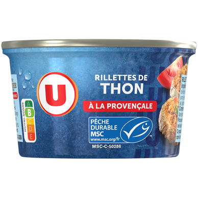 Rillettes de thon péché à la ligne à la Provençale  boîte de 125g