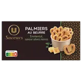 Biscuits apéritifs palmiers saveur olives boîte de 80g