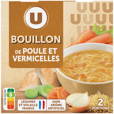 Soupe poule et vermicelles  2 briques, 30cl
