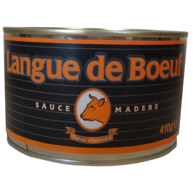 Langue de boeuf sauce Madère "Table Réservée" STEPHAN, Boîte de 410g