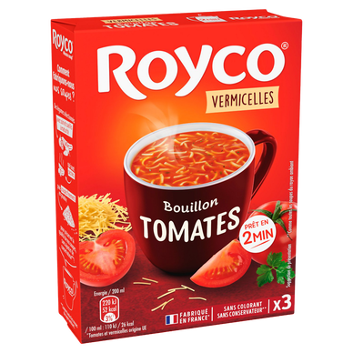 Bouillon de tomates et vermicelles ROYCO Minute soup' 42g