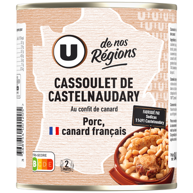 Cassoulet au confit de canard - Boîte 840g