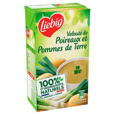Soupe Pur'Soup Velouté de poireaux et pommes de terre LIEBIG, 1l