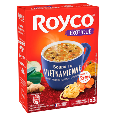 Soupe à la vietnamienne ROYCO, sachets x3, 72g