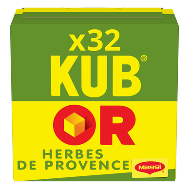 Bouillon cube herbes de Provence Kub Or MAGGI, boite de 32 cubes, 128g