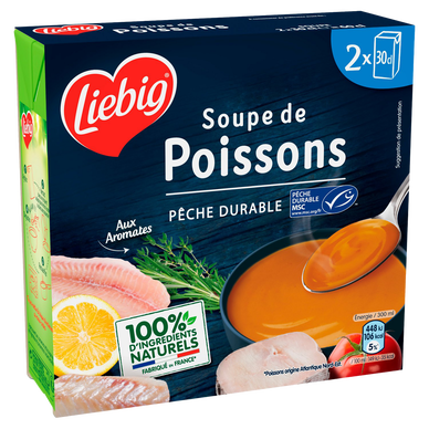 Soupe de poissons aux aromates msc LIEBIG 2x30cl