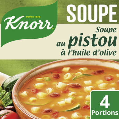 Soupe déshydratée Pistou à l'Huile d'Olive KNORR 4 portions