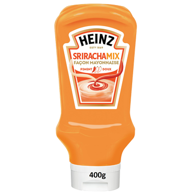 Sauce SrirachaMix façon Mayonnaise HEINZ Flacon Souple Top Down 400g